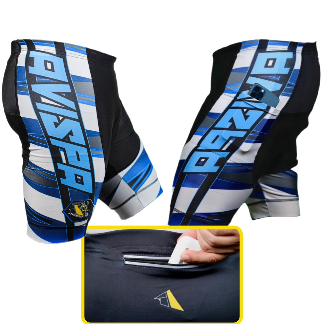 Blauer - 8843 - Padded Compression Bike Shorts