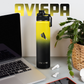 Stainless Steel Water Bottle Yellow and Black