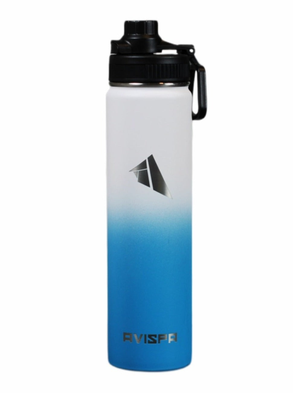 Stainless Steel Water Bottle White and Blue